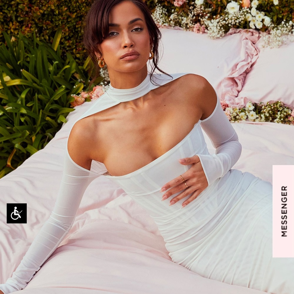 House of CB “Milarose” Corset evening cocktail dress